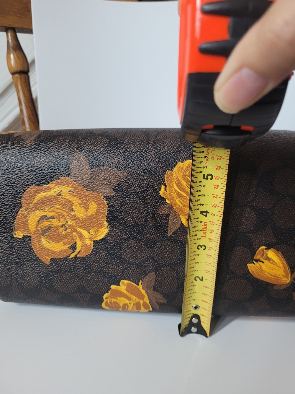 Coach Rowan Satchel Bag in Signature Canvas with Floral Print - Picture 10 of 16